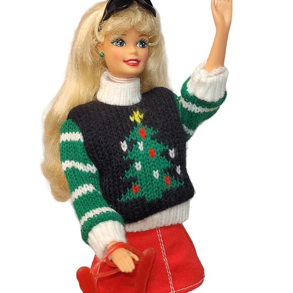 1996 Holiday Season Barbie Special Edition With Red Boots - Picture 4 of 8